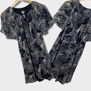 NWT Show Me Your Mumu Floral Print Flutter Hippie Boho Mini Dress Short  Sleeves